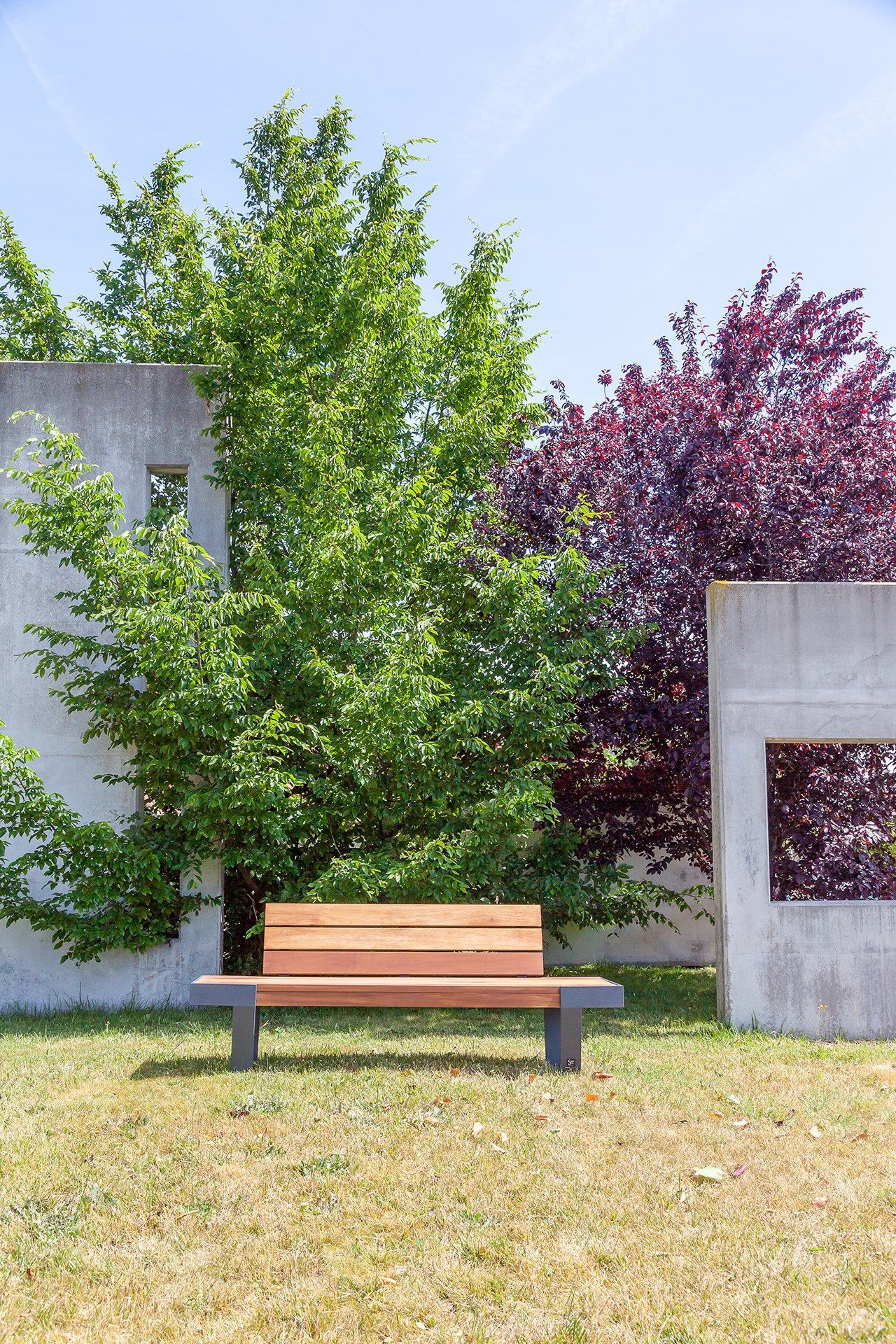 Деревянная скамья со спинкой SIT Wade ARCH-00121322 - Вид №2