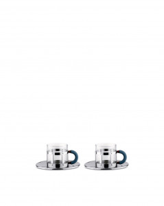 Набор из 2 кофейных чашек Alessi с блюдцами