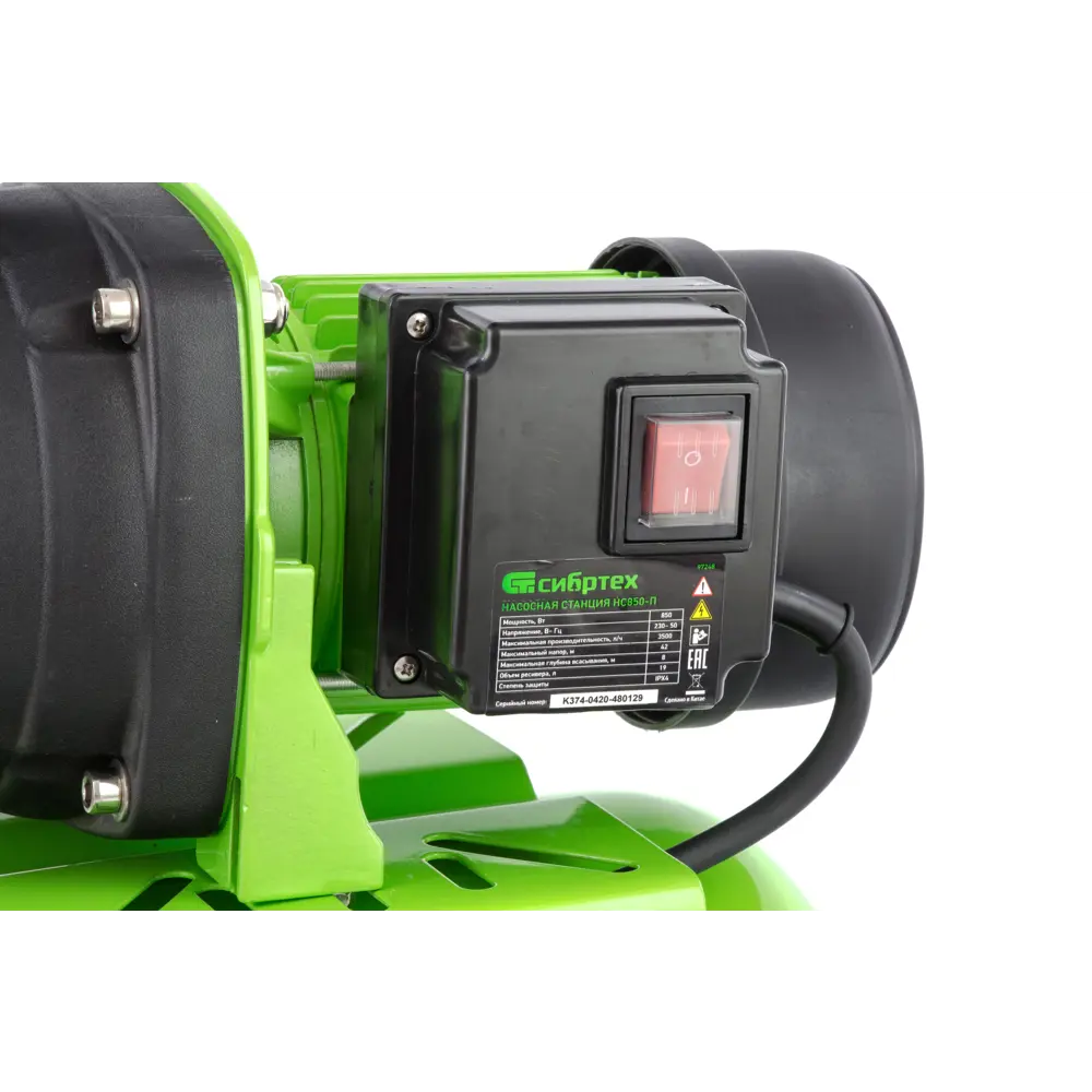 Насосная станция Сибртех НС850-П 3500 л/час STLM-2027832 - Вид №4