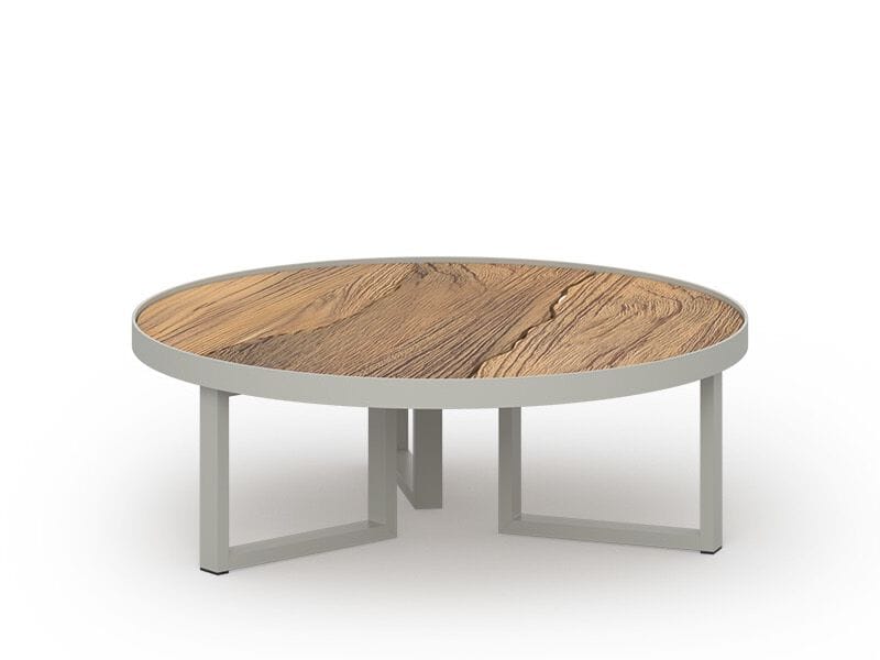 Круглый низкий стол из тикового дерева MAMAGREEN Munia ARCH-00103851