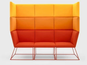 Viganò Модульный диван из ткани с высокой спинкой George