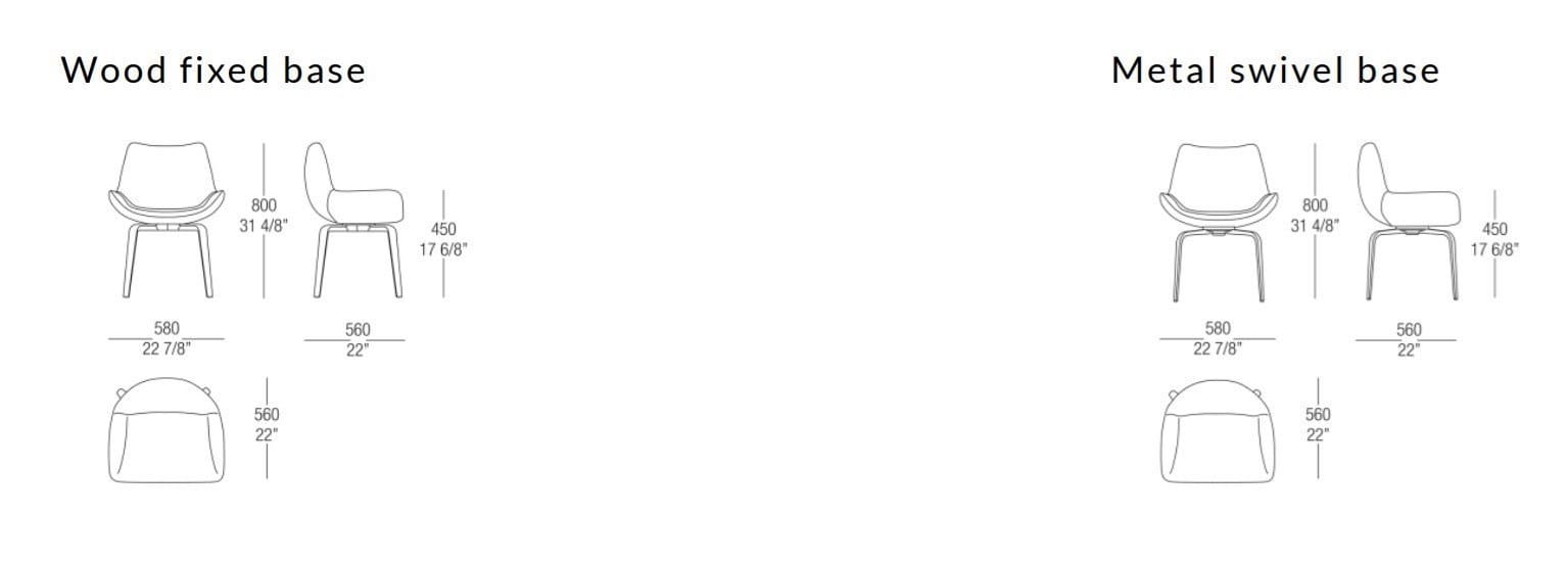 Съемный диван из ткани MisuraEmme ARGO ARCH-00069863 - Вид №12