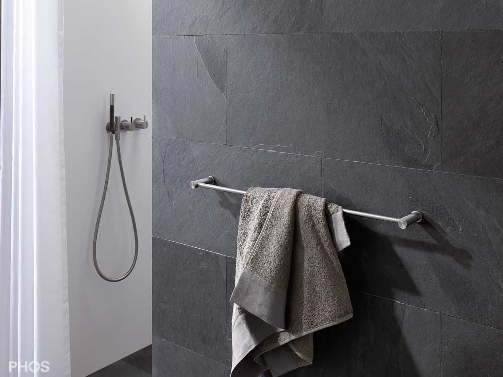 HS20-80E1200 Полотенцедержатель серии e, прикручиваемый к стене, ширина 120 см. PHOS  - Вид №1