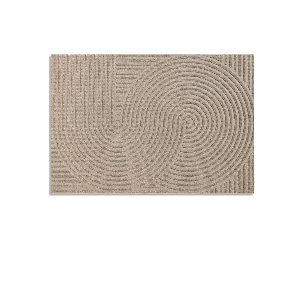 Коврик грязезащитный KREAFORTA Pauline полиэстер 60x90 см цвет коричневый 89444073 STLM-2031124  - Вид №1