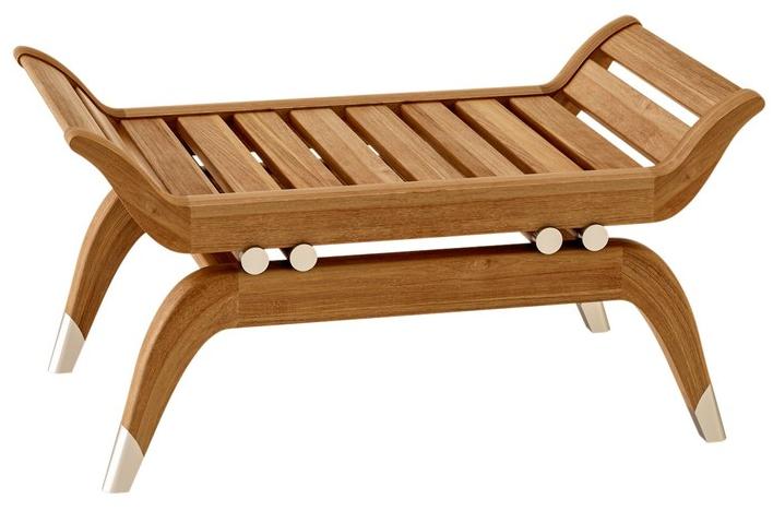 ASTELLO Садовый пуф из тика Jonquille Jq.stb.l1 - Вид №1