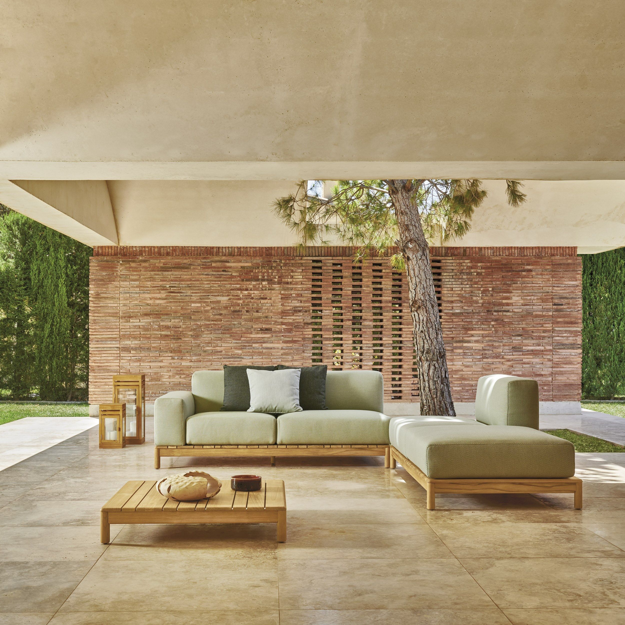 Квадратный стол из тикового дерева Varaschin штрих-код ARCH-00038898 - Вид №7