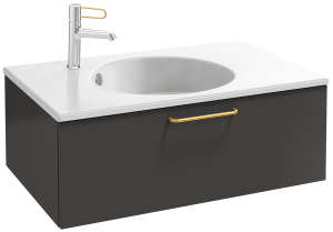 EB2515-R8-E52 Тумба под столешницу 80 см, 1 ящик, золотая ручка JACOB DELAFON ODÉON RIVE GAUCHE