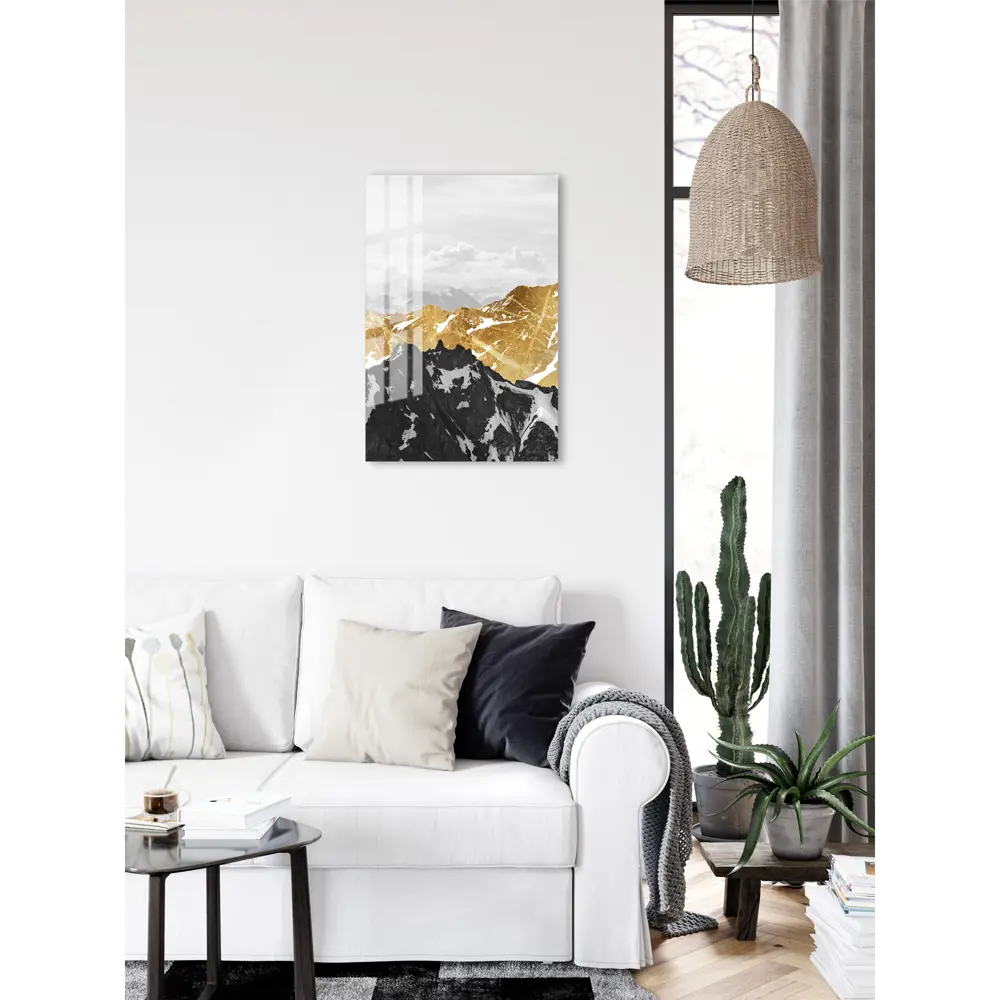Картина на стекле «Золотая гора 1» 40x60 см 82977328 STLM-2032352 ARTABOSKO  - Вид №4