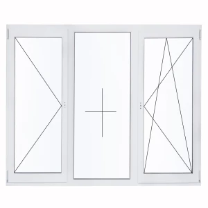 Окно ПВХ WHS 1200x1600 мм с тройным остеклением и шумоизоляцией 89413055