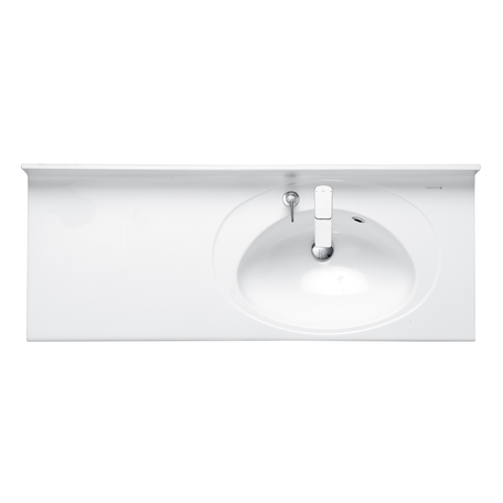 1A70103NOT01R Подвесная раковина настенная прямоугольная AQUATON ОТЕЛЬ белая - Вид №1