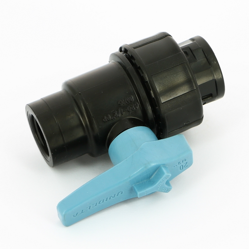 Кран ВВ Unidelta 1/2" для труб ПНД полипропилен PP-B 1073002002001 - Вид №4