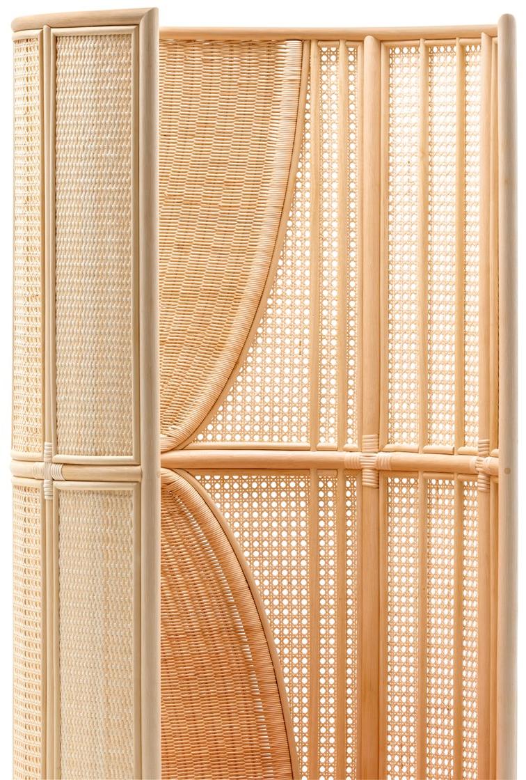 Bottega Intreccio Кресло плетеное с высокой спинкой  P001  - Вид №3