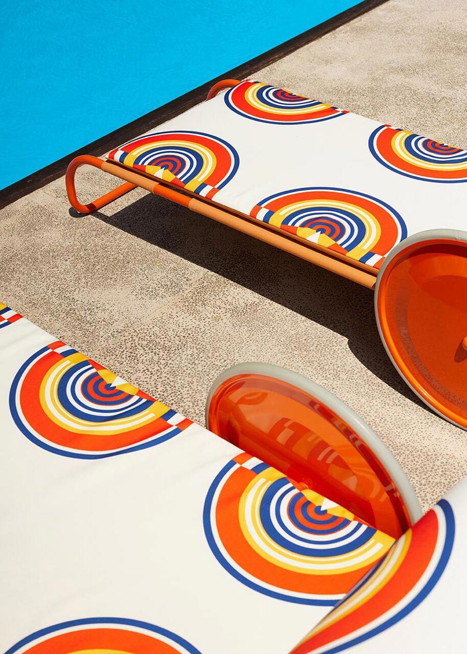 Садовая кровать из нержавеющей стали и ткани с колесами Exteta Locus Solus ARCH-00024677 - Вид №5