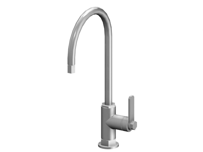 Смеситель для кухни с поворотным изливом GATTONI мех ARCH-00084083