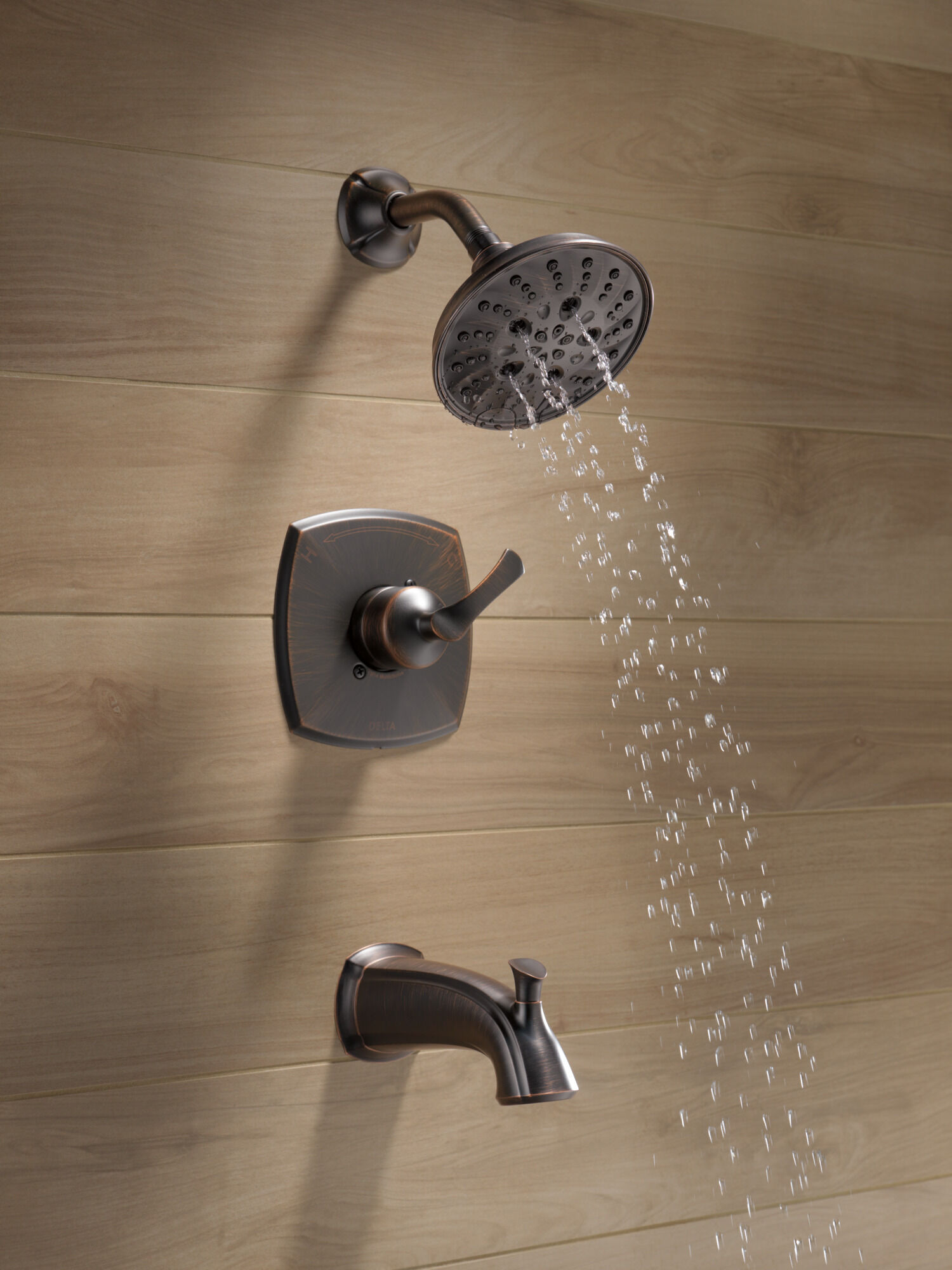 144748-RB Для ванны и душа Monitor® серии 14 Delta Faucet Sandover Венецианская бронза  - Вид №6