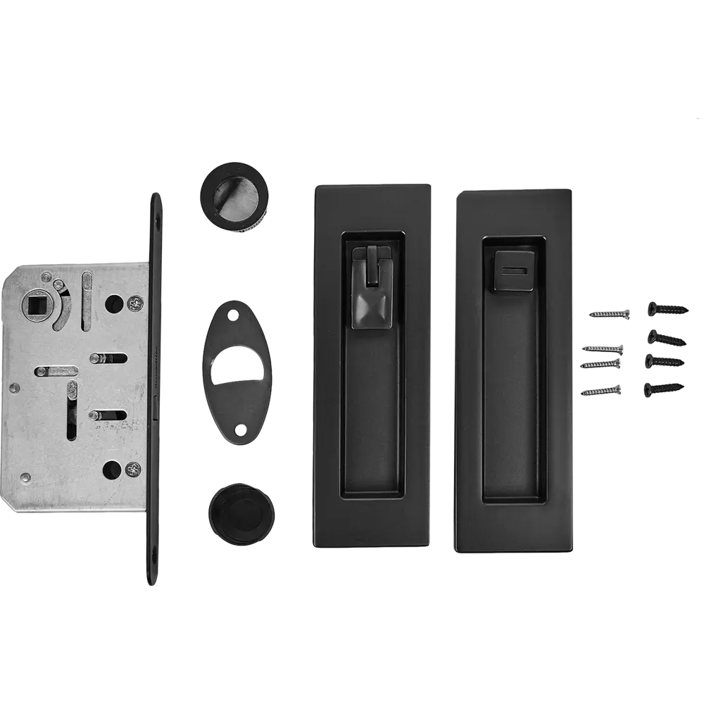 Ручка для раздвижной двери с механизмом Armadillo SH011 Urb цвет чёрный 84494206 STLM-2161552  - Вид №1