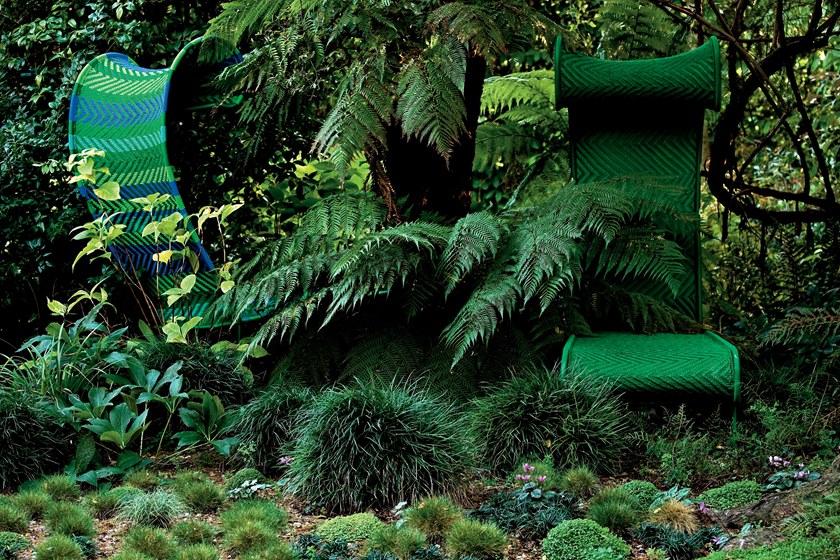 Moroso Садовая кушетка из цветных полиэтиленовых нитей M'afrique sun-id-1381407 - Вид №6