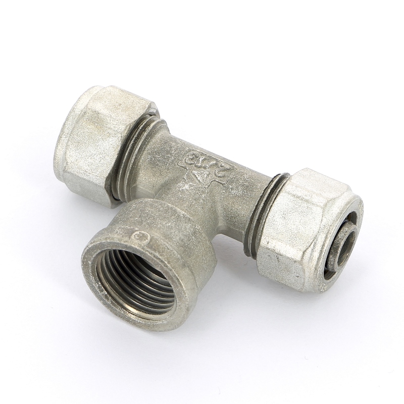 Тройник ВР пресс HENCO 16х1/2"x16 9160416 - Вид №1