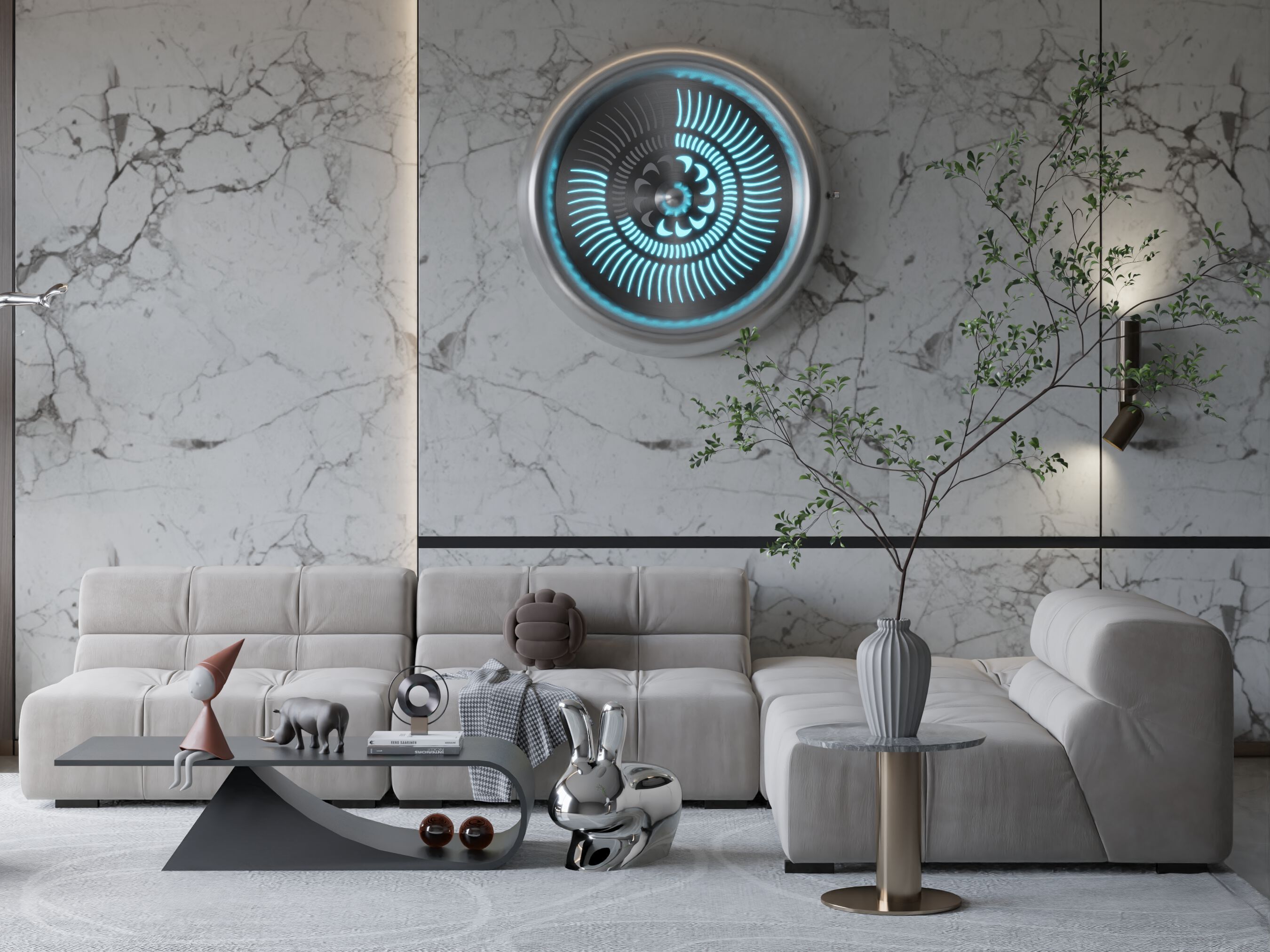 Настенные светодиодные часы LO Contemporary Tempus ARCH-00070870 - Вид №3