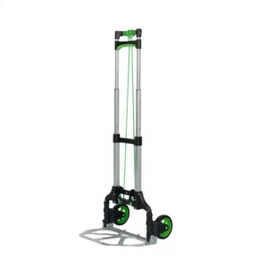 Тележка двухколесная складная телескопическая ручка грузоподъемность 70 кг алюминий