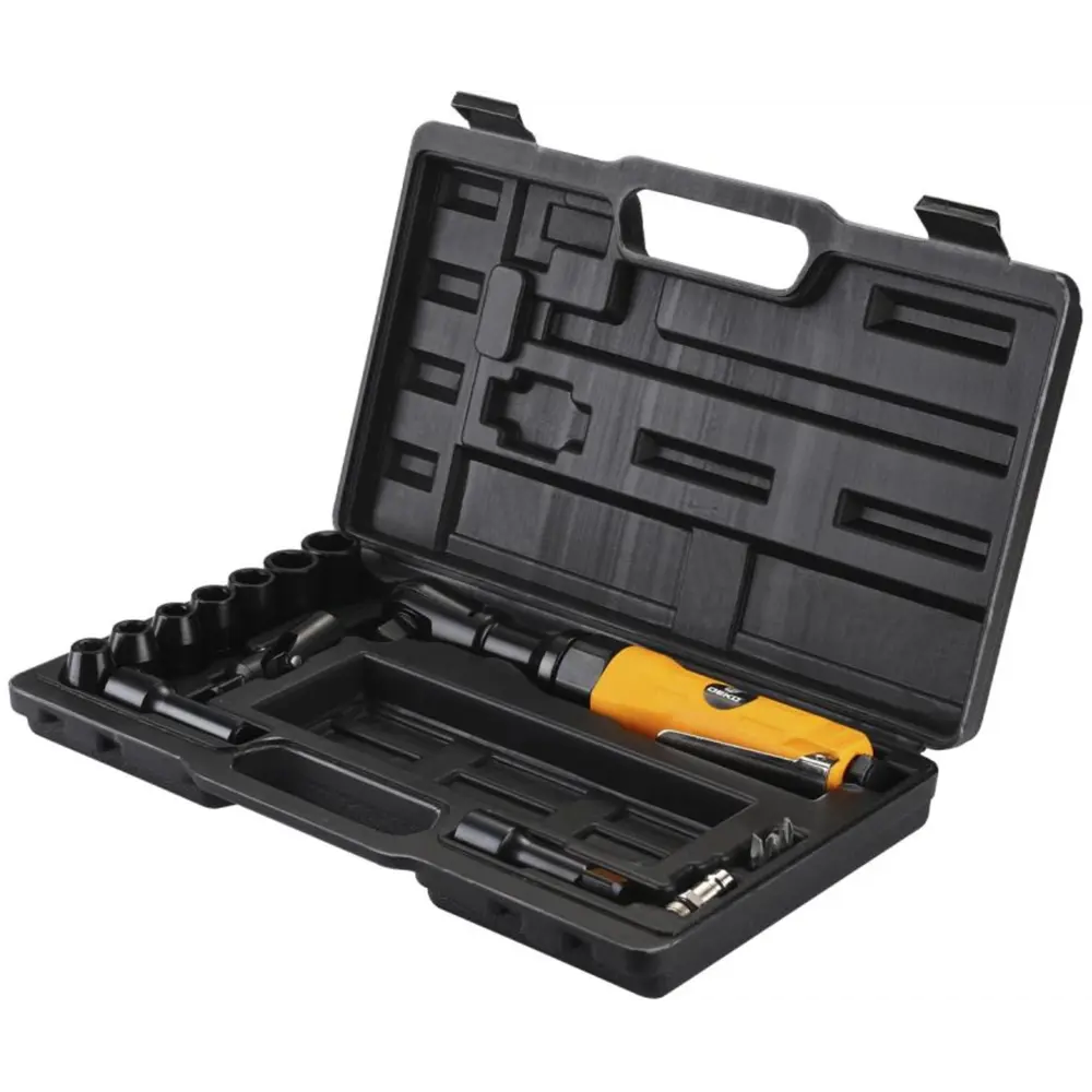 Трещотка пневматическая Deko Set 3 DKPT03, 81 Нм, с набором насадок, 15 предметов STLM-2157108 - Вид №2