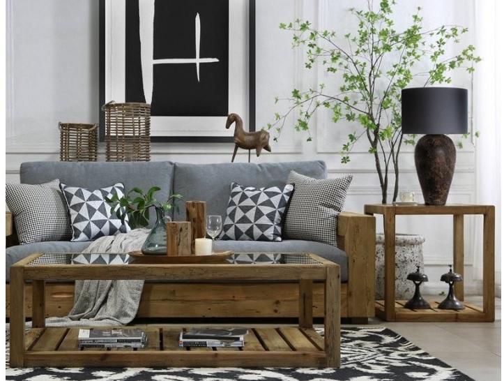 Arrediorg.it® Прямоугольный журнальный столик из массива дерева Woodside Ah722 table  - Вид №1