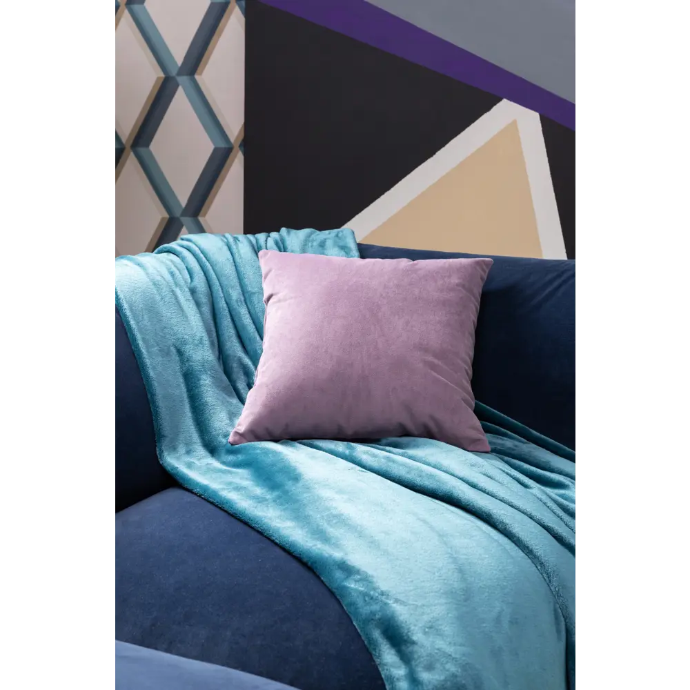 Плед Flamingo 200x220 см микрофибра цвет бирюзовый 82603094 STLM-2087568 INSPIRE - Вид №6