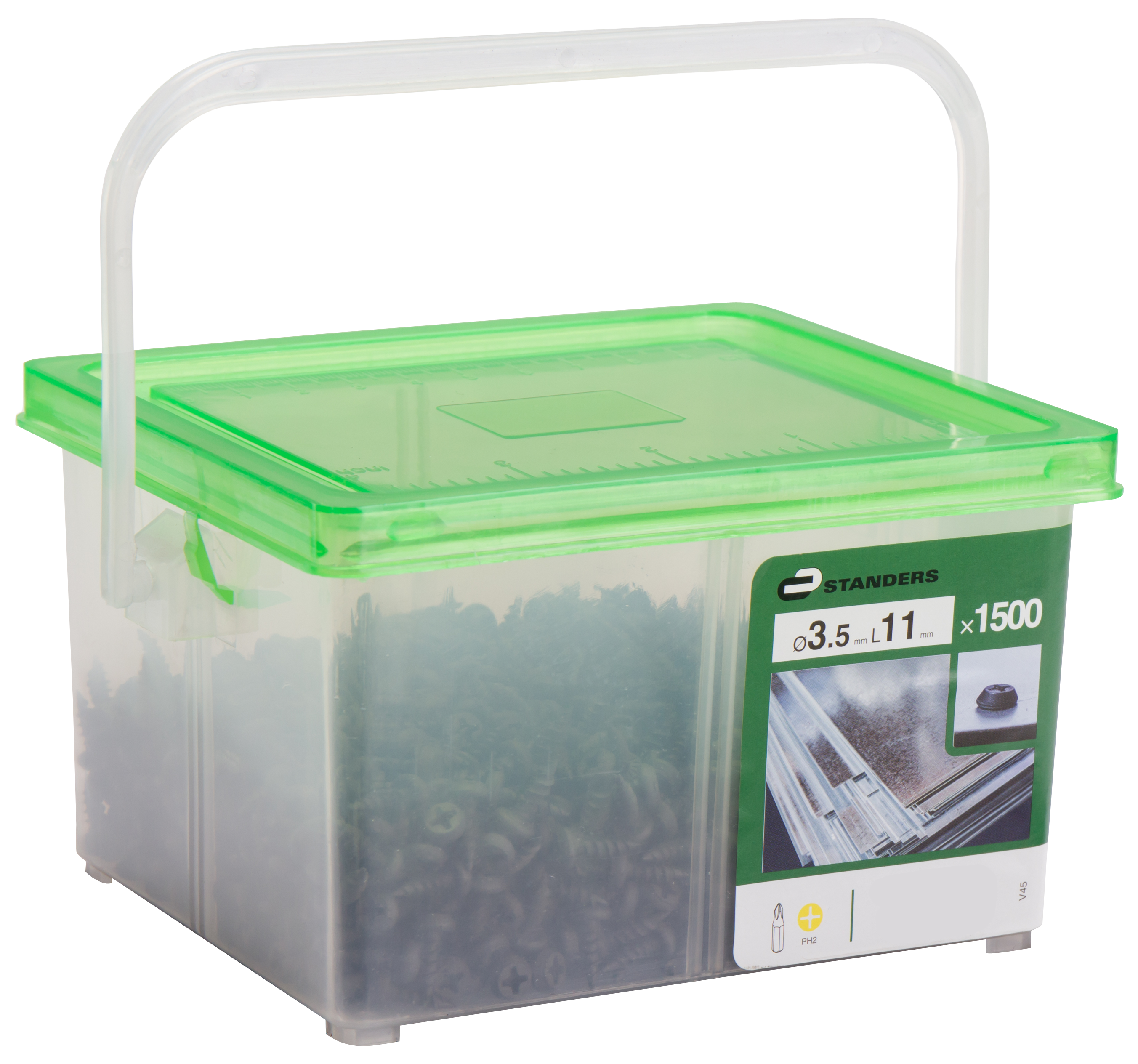 STANDERS Саморезы для металлопрофилей 3,5×11 мм фосфатированные (1500 шт) 82182168 STLM-0021448 - Вид №2