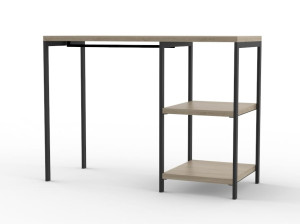 Прямоугольный стол с полками для контракта