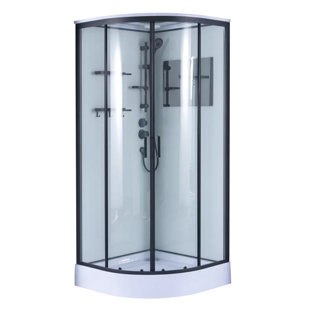 Душевая кабина Ливен 1/4 низкий поддон 100x100 см Santreyd STLM-2160751 - Вид №1