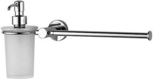 W4974 Полотенцедержатель с дозатором (стекло) COLOMBO PLUS