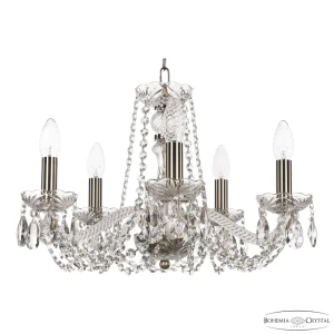 91901462 Люстра подвесная Bohemia ivele crystal 321120 321120 5 ламп 10 м² цвет медный STLM-1440382