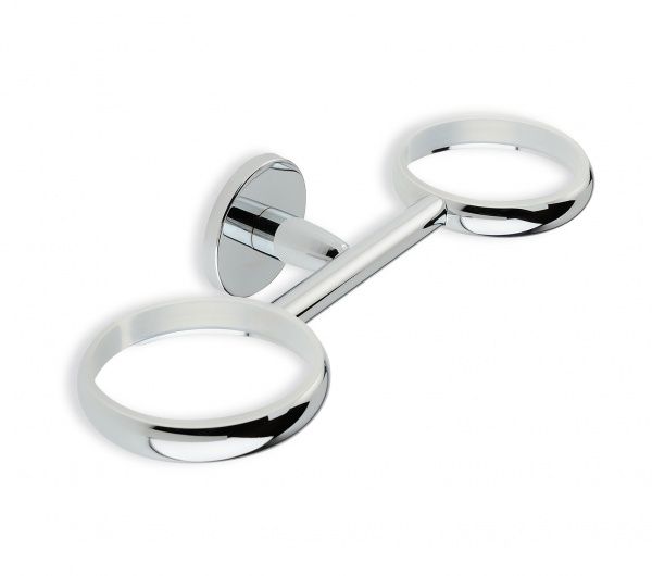 LZ35(08) Stil Haus Liz, настенный держатель двойной для мыльницы/дозатора/стакана, цвет хром