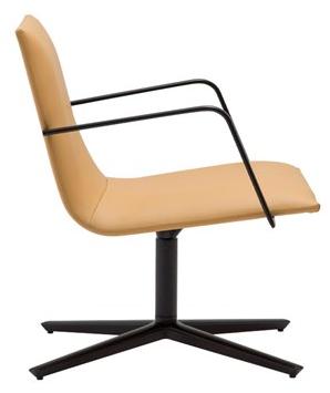 Andreu World Кресло на 4 спицы с подлокотниками Lineal corporate Bu0783 - Вид №5