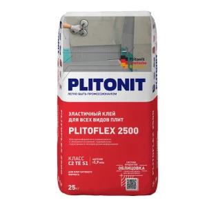 91995954 Клей для плитки Plitonit Plitoflex-2500 25кг STLM-1422572