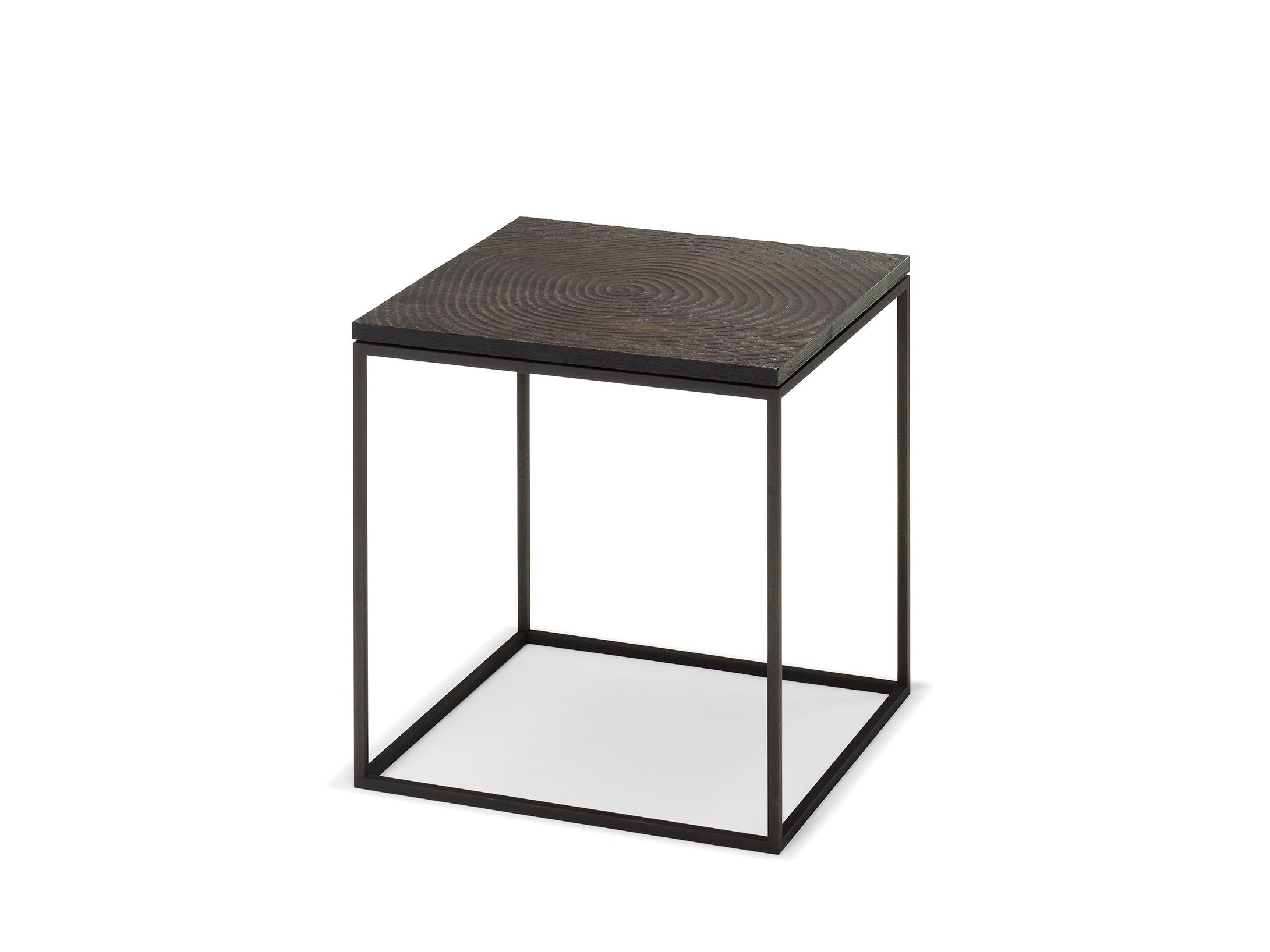 Квадратный стол из стали и дерева Linteloo LOG ARCH-00123708 - Вид №1