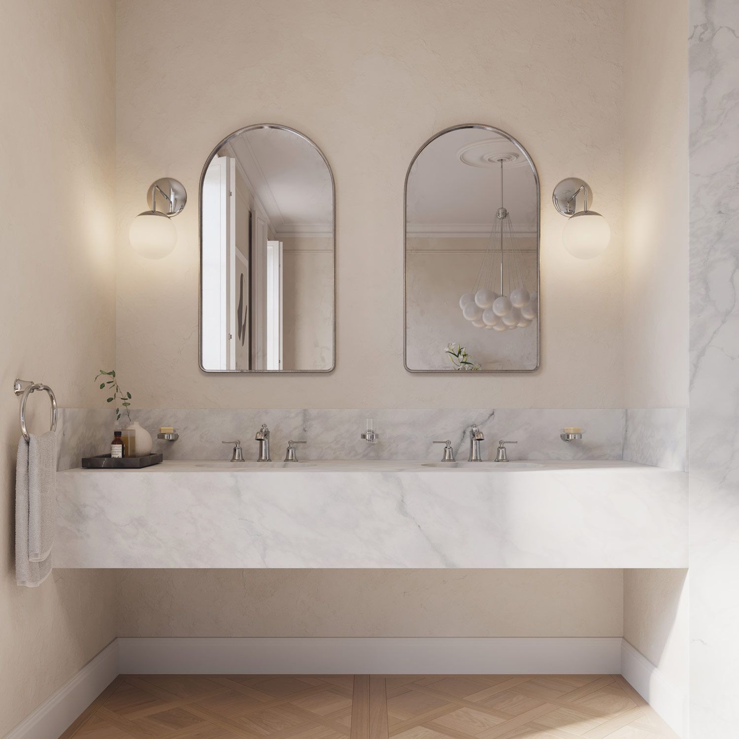 Держатель для полотенец из латуни OMNIRES Art Line ARCH-00002614 - Вид №5