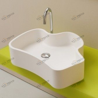 45750 Накладная раковина на столешницу  овальная Rapsel 