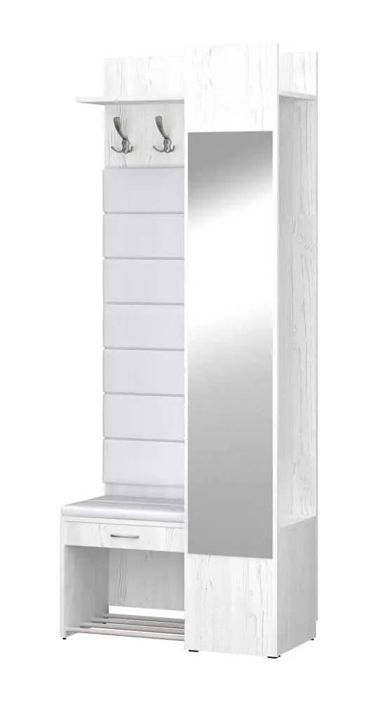 91170672 Комплект мебели Ивару Ольга-Милк 2 80x200x35 см ЛДСП цвет белый STLM-1101043