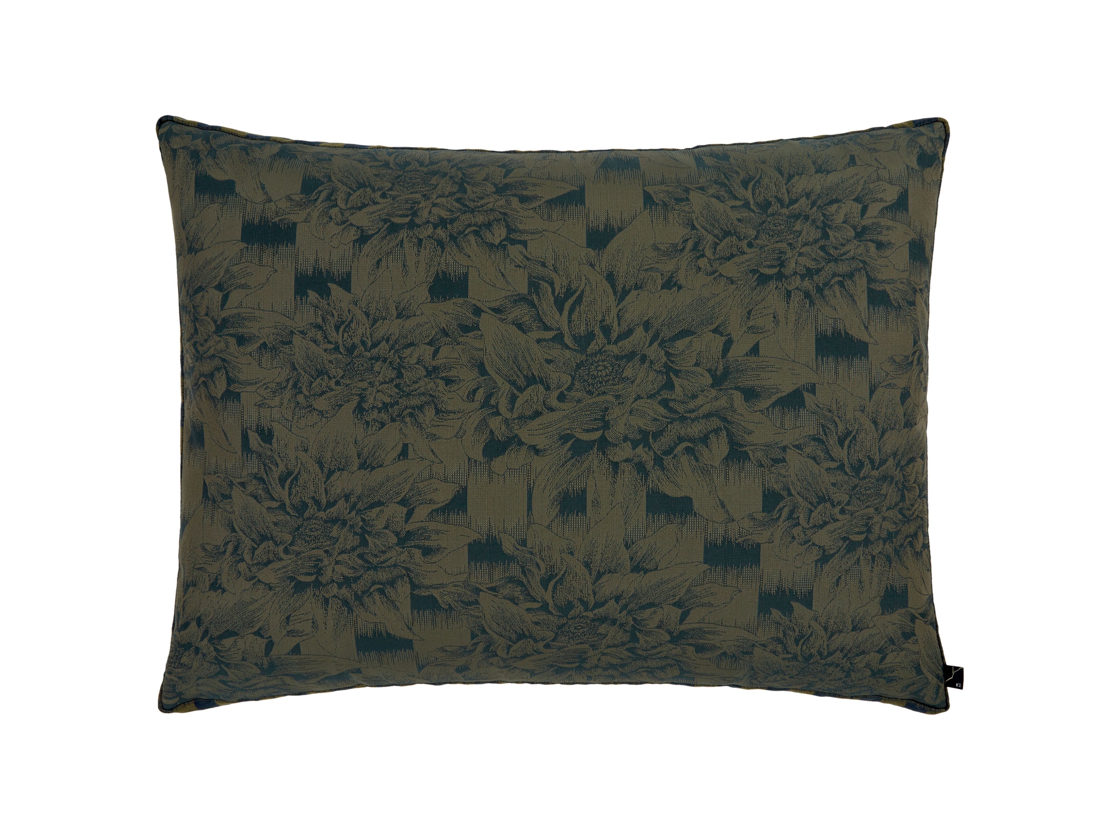 Прямоугольная подушка с цветочным рисунком K-3 Shogun Blue ARCH-00004541