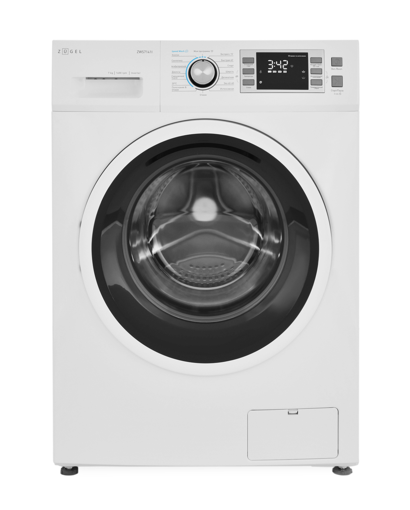 9982985 Стиральная машина ZUGEL ZWS7141I белый STDN-0062929