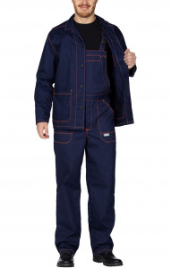 68052 Куртка  тёмно-синяя Enkel  Летняя спецодежда  размер 44-46/170-176