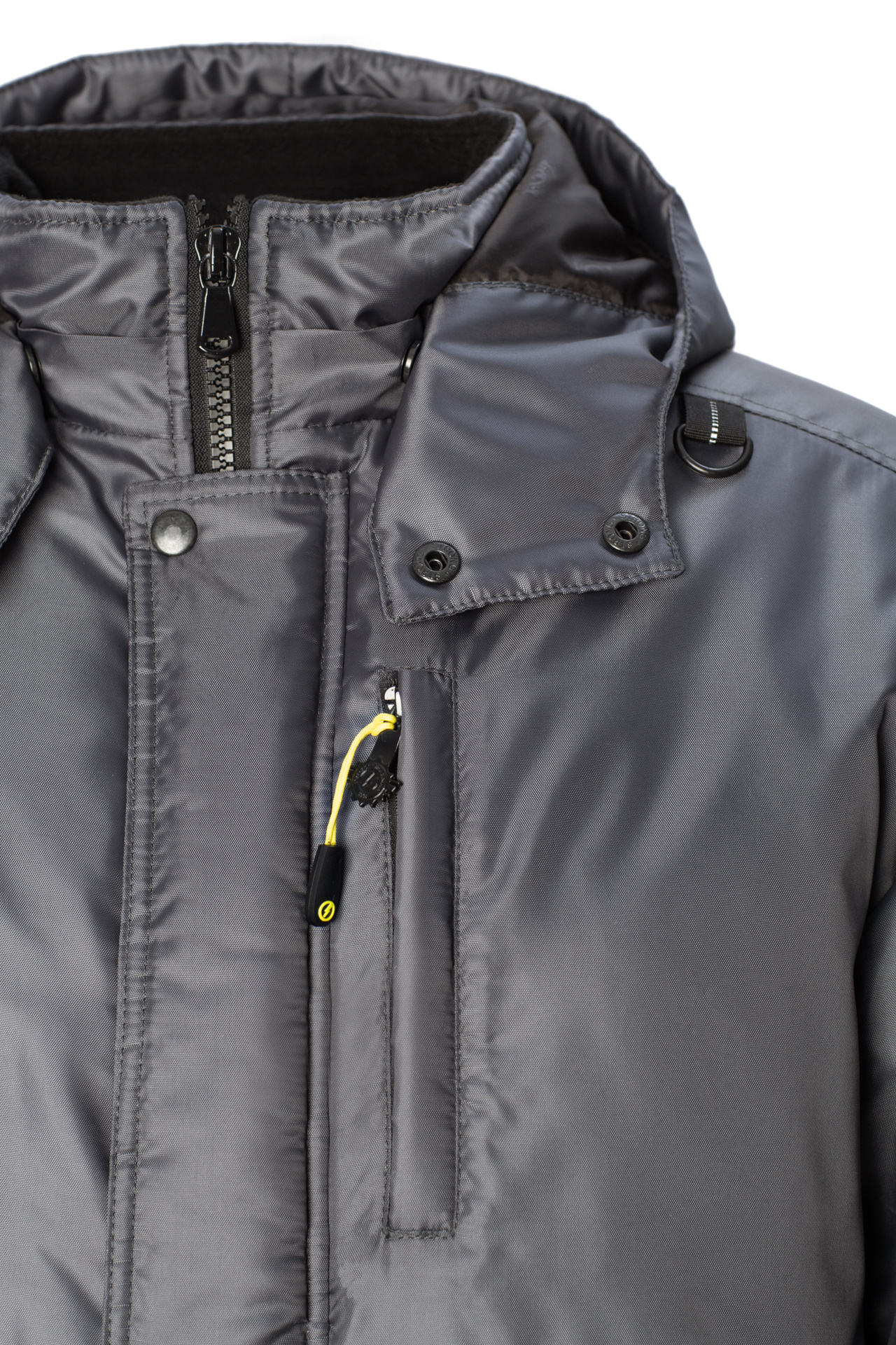 5039122 Куртка ДРАЙВЕР утепленная ткань Оксфорд темно-серая  Зимняя спецодежда  размер 60-62/182-188  - Вид №4