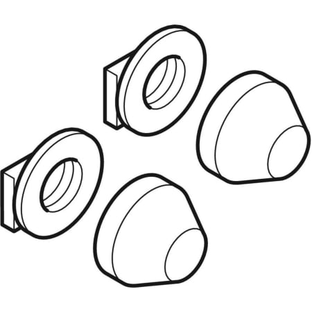 217.713.11.1 Комплект защитных заглушек Geberit Geberit  - Вид №1