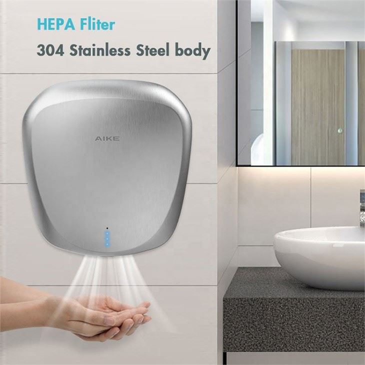 Сушилка для рук из нержавеющей стали AIKE AK2900_565  - Вид №3