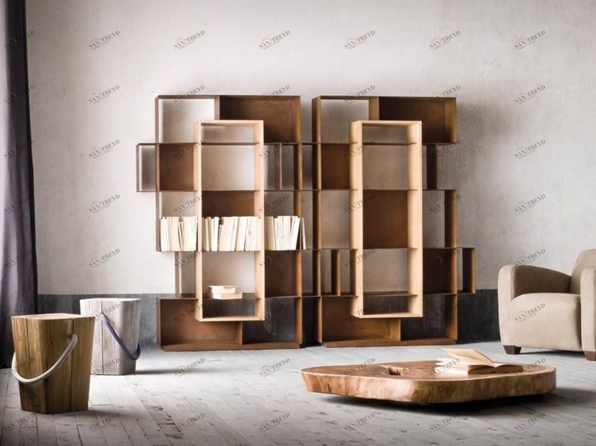 ELITE TO BE Книжный шкаф из металла, вырезанный лазером Eno sun-id-1460696