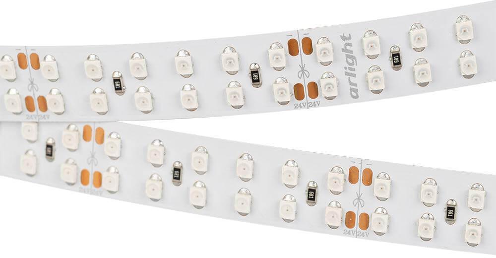 008768 Светодиодная лента 19,2W/m 240LED/m 3528SMD зеленый 5M Arlight