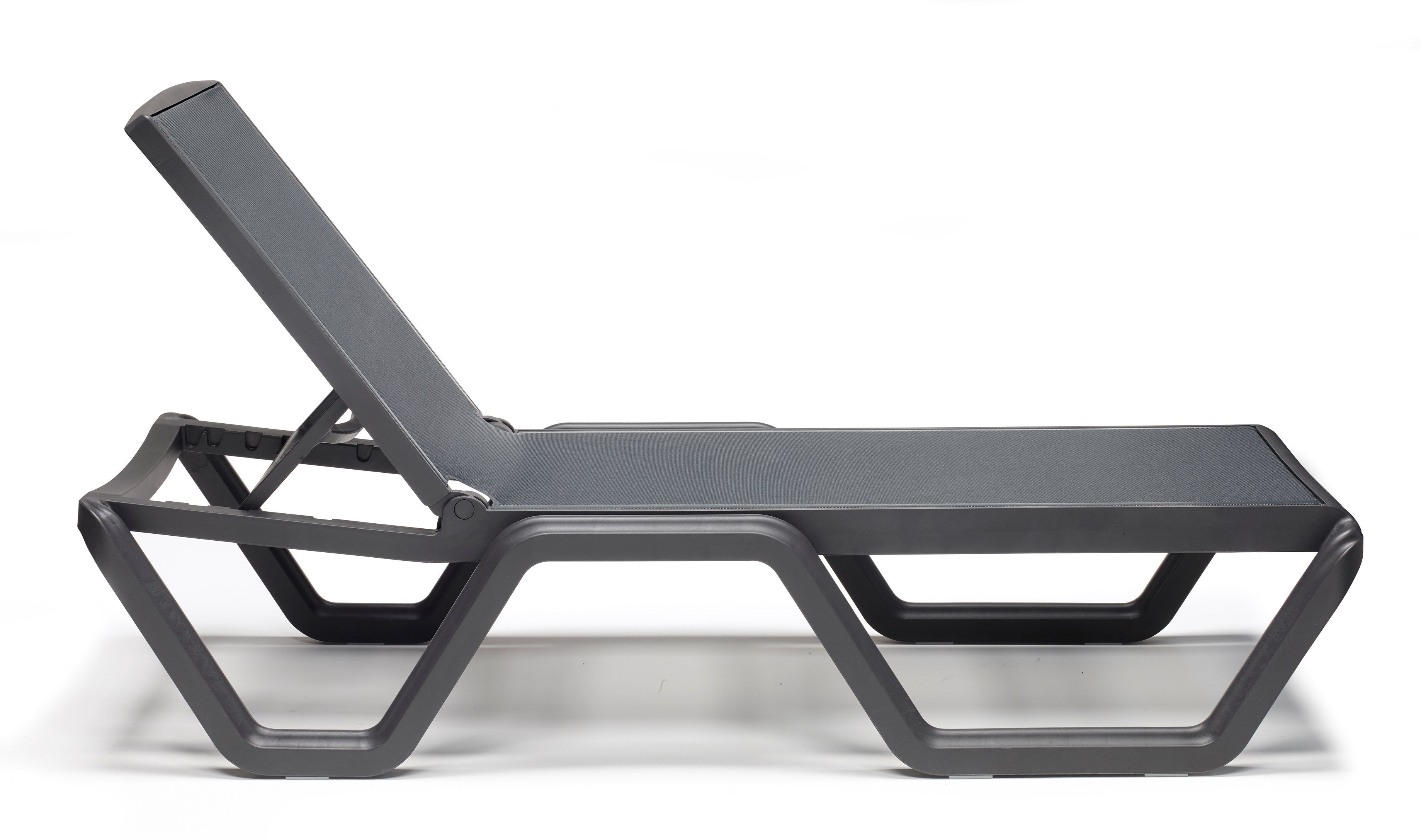 Инженерный пластик откидной штабелируемый садовый шезлонг S-CAB VELA ARCH-00073586 - Вид №5