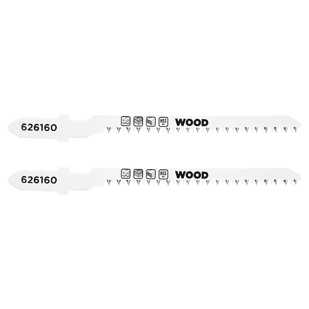 Пилка для электролобзика по дереву KWB 626160 чистый рез, 2 шт STLM-2144306