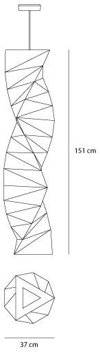 Artemide Подвесной светильник из переработанного материала In-ei issey miyake sun-id-1515139 - Вид №2